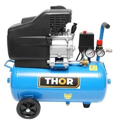 Compresor aer 1500W 2CP cu butelie 24L Thor 40TH190