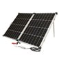 Panou solar 145W, portabil, fotovoltaic monocristalin, tip valiza, cu regulator tensiune 12/24V, 20Ah, 2 USB-uri, BK87479 Breckn