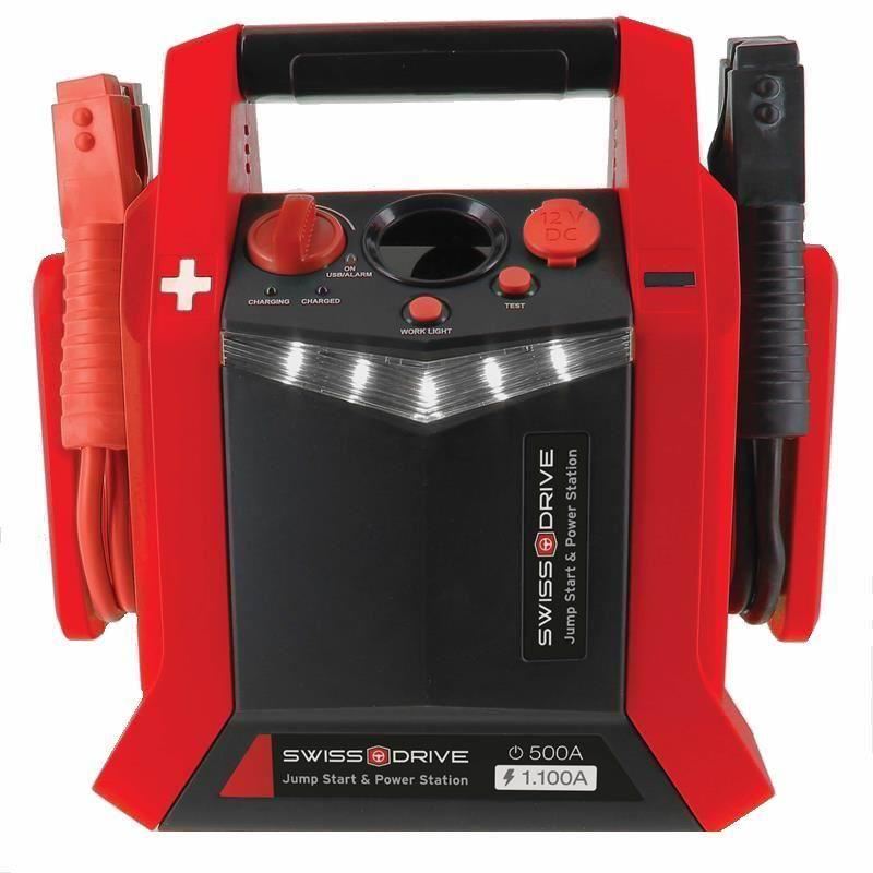 Jump starter robot pornire 12V, cu compresor, lanterna si priza 12V, 18Ah 35EP004 SwissDrive