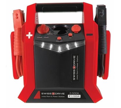 Jump starter robot pornire 12V, cu compresor, lanterna si priza 12V, 18Ah 35EP004 SwissDrive