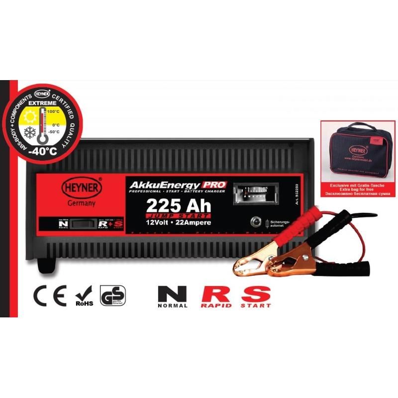 Redresor acumulator 22A 12V 225Ah cu jump start AkkuEnergy 932.28 Heyner