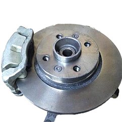 Fuzeta stanga completa Dacia Logan 2005-2012, Sandero ( disc + rulment + etrier + placute frana ) OEM 