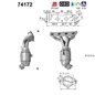 Catalizator NISSAN QASHQAI Euro 5 - AS 74172