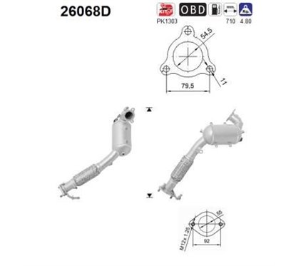 Catalizator Euro 5 - AS 26068D