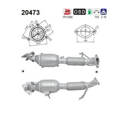 Catalizator FORD GALAXY, S-MAX, MONDEO Euro 5 - AS 20473