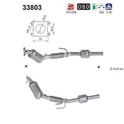 Catalizator Euro 6 - AS 33803