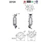 Catalizator HONDA CR-V IV (RM) Euro5/Euro6 - AS 22124