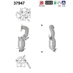 Catalizator Euro4/Euro5 - AS 37947