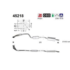 Catalizator BMW Seria 3 - AS 45218