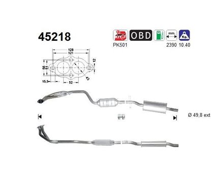 Catalizator BMW Seria 3 - AS 45218