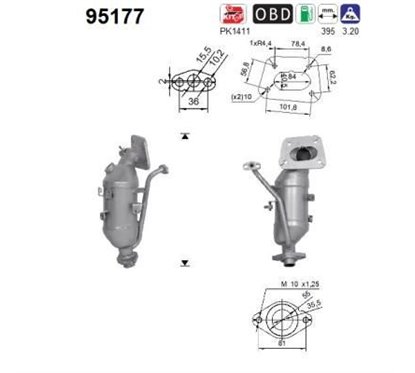 Catalizator Euro 6 - AS 95177