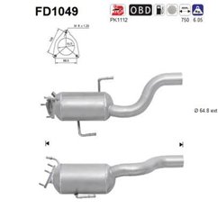 Filtru de particule PORSCHE Cayenne (9PA) - AS FD1049