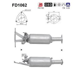 Filtru de particule VOLVO XC70, XC90 - AS FD1062