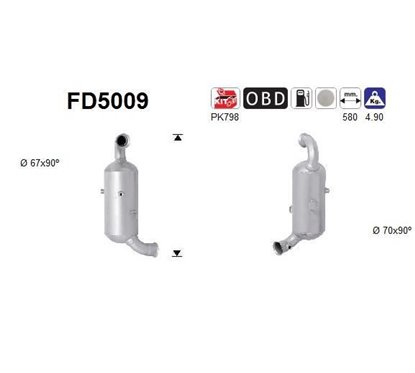 Filtru de particule - AS FD5009