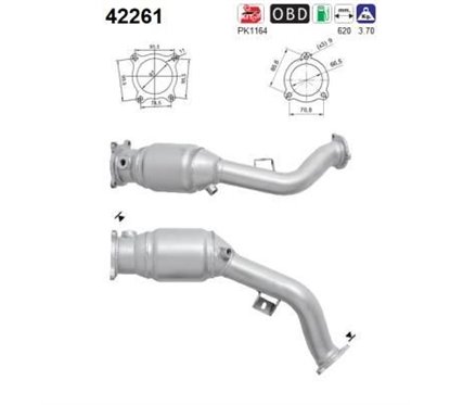 Catalizator AUDI A5, A4, Q5 Euro 5 - AS 42261