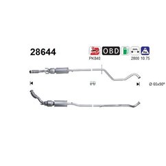 Catalizator PEUGEOT 407 - AS 28644