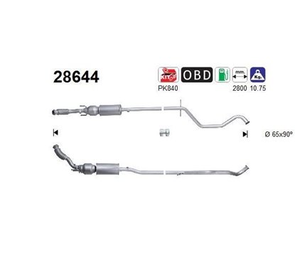 Catalizator PEUGEOT 407 - AS 28644