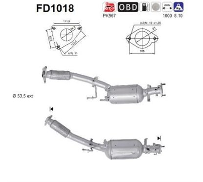 Filtru de particule - AS FD1018