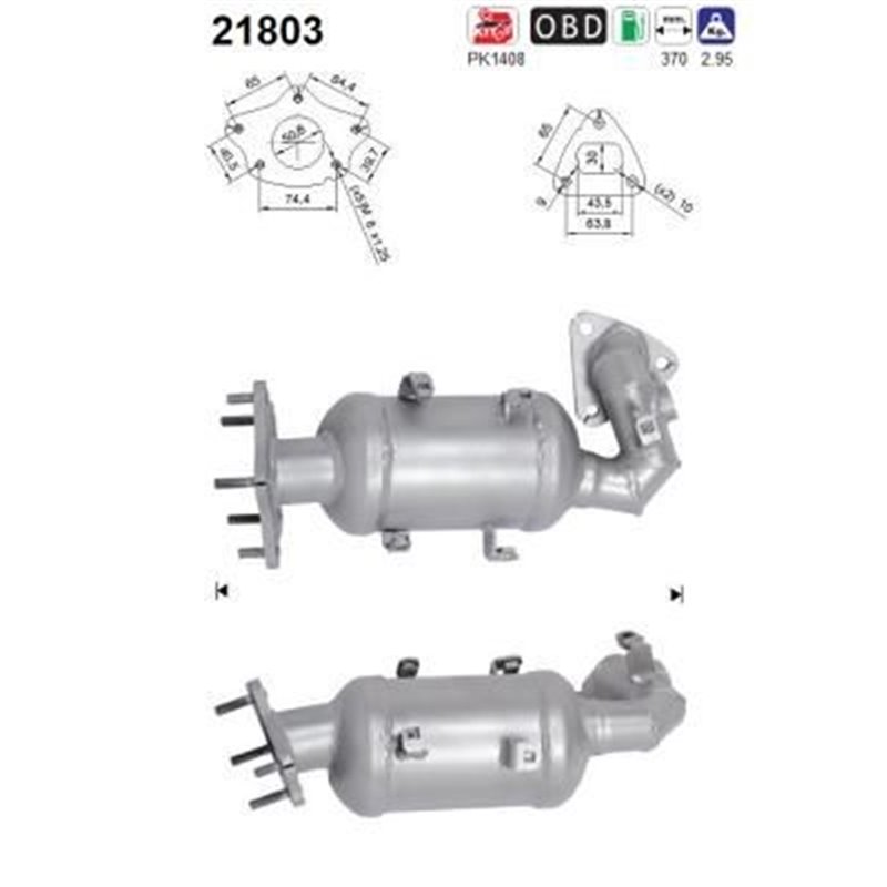 Catalizator Euro 6 - AS 21803