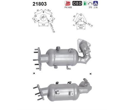 Catalizator Euro 6 - AS 21803