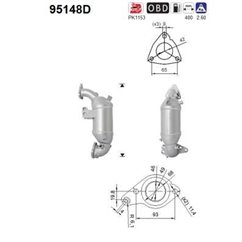 Catalizator Euro 5 - AS 95148D