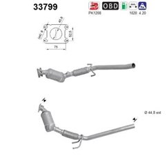 Catalizator Euro 6 - AS 33799