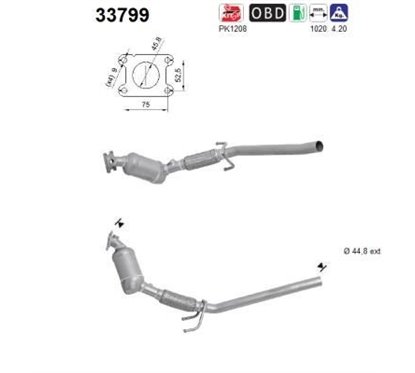 Catalizator Euro 6 - AS 33799