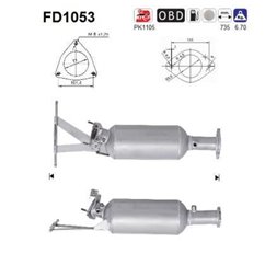 Filtru de particule VOLVO V70, S60 - AS FD1053