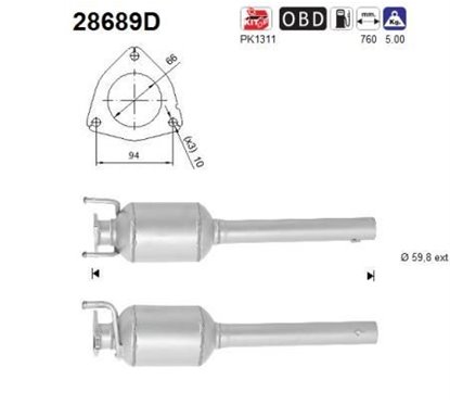 Catalizator - AS 28689D