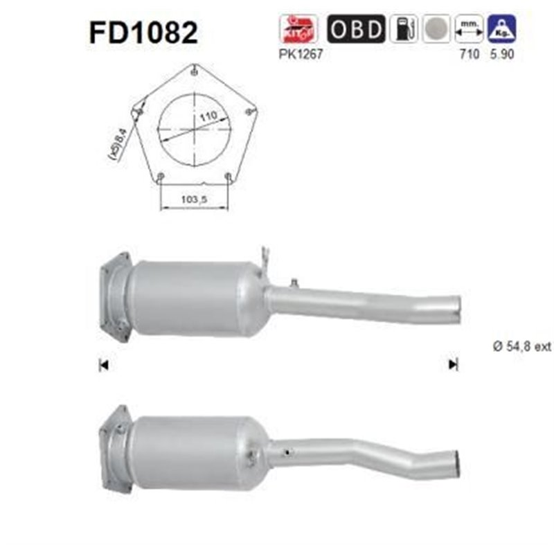 Filtru de particule - AS FD1082