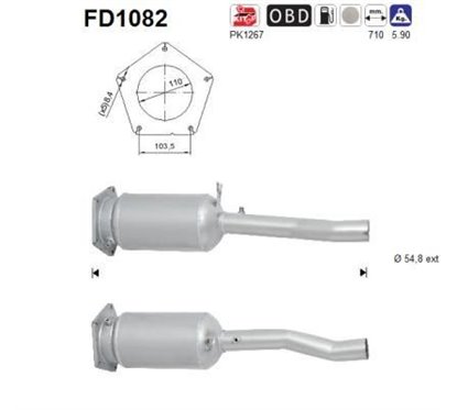 Filtru de particule - AS FD1082