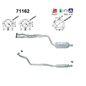 Catalizator MERCEDES-BENZ Clasa C Sedan (W202) - AS 71162