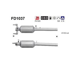 Filtru de particule MERCEDES-BENZ VIANO, VITO - AS FD1037