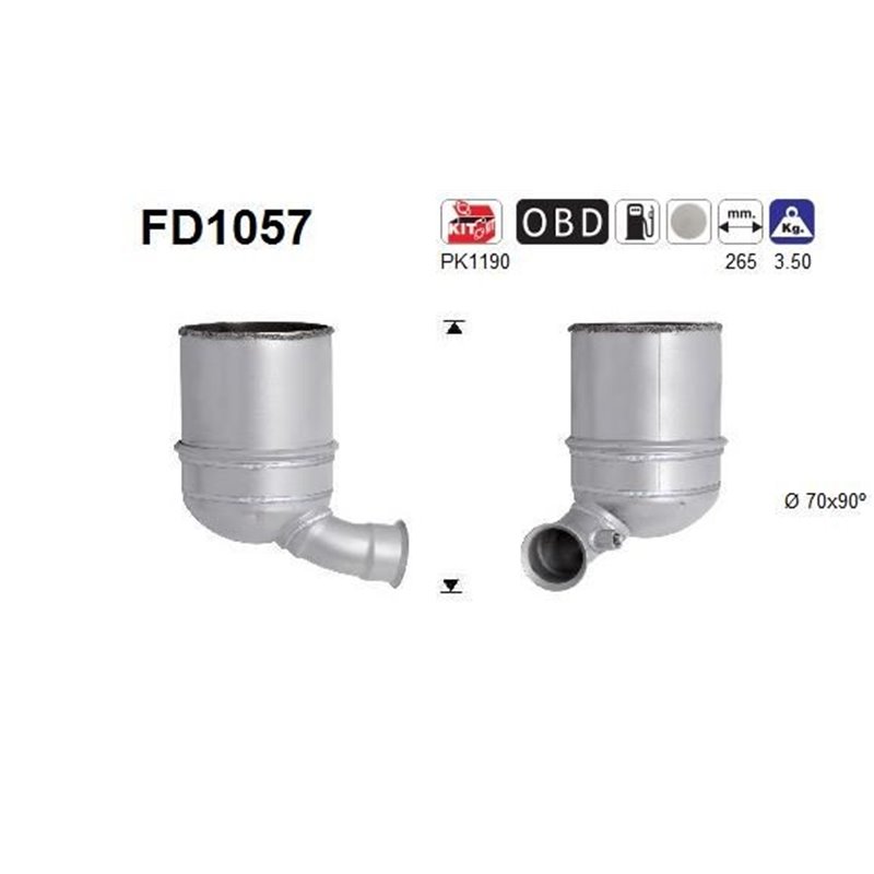 Filtru de particule Euro 5 - AS FD1057