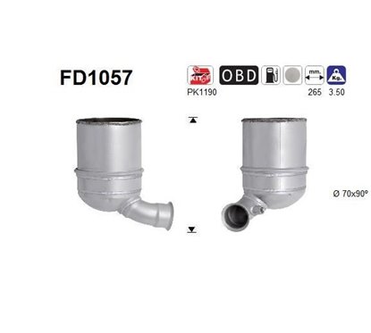 Filtru de particule Euro 5 - AS FD1057