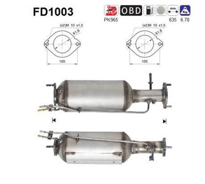 Filtru de particule - AS FD1003