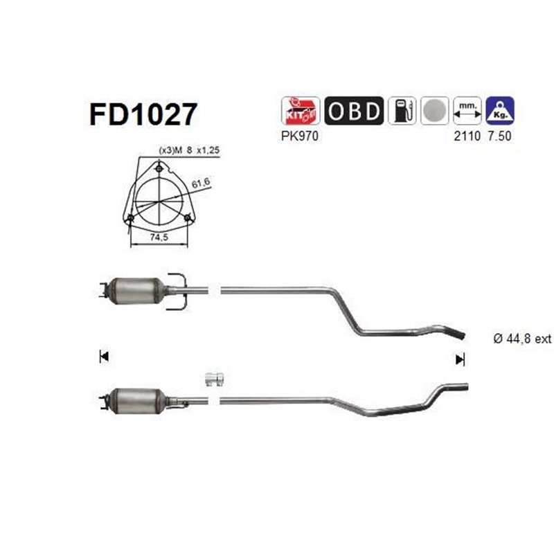 Filtru de particule - AS FD1027