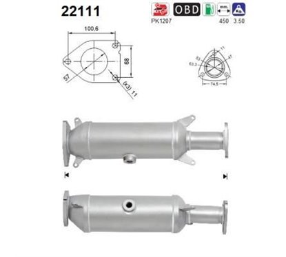 Catalizator HONDA ACCORD - AS 22111