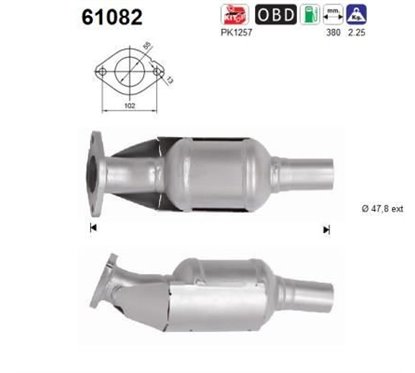 Catalizator Euro 6 - AS 61082