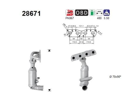 Catalizator - AS 28671