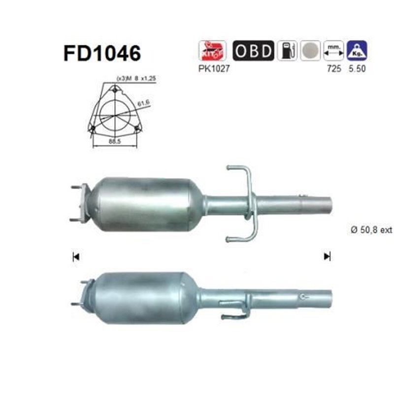 Filtru de particule - AS FD1046