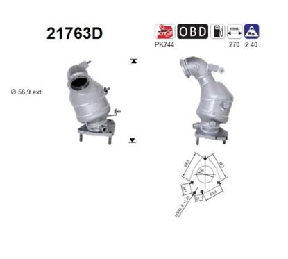 Catalizator - AS 21763D