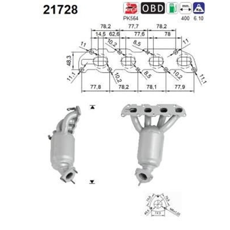 Catalizator - AS 21728