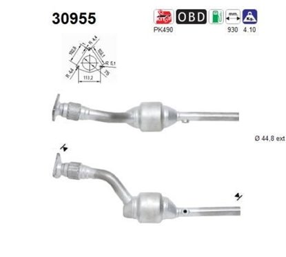 Catalizator RENAULT LAGUNA - AS 30955