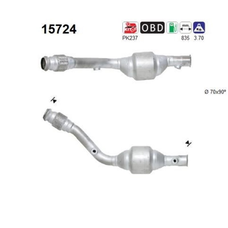 Catalizator CITROËN Xsara Picasso (N68) - AS 15724