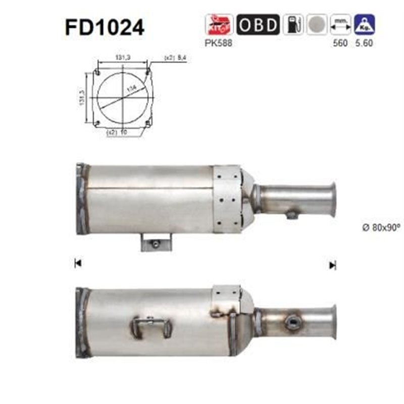 Filtru de particule - AS FD1024