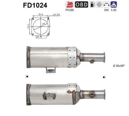 Filtru de particule - AS FD1024