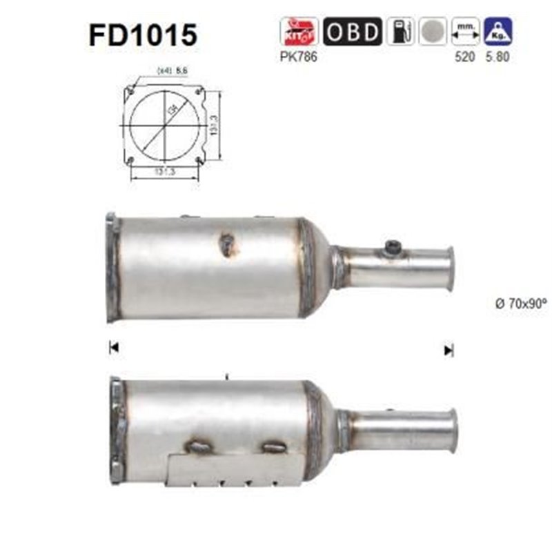 Filtru de particule - AS FD1015