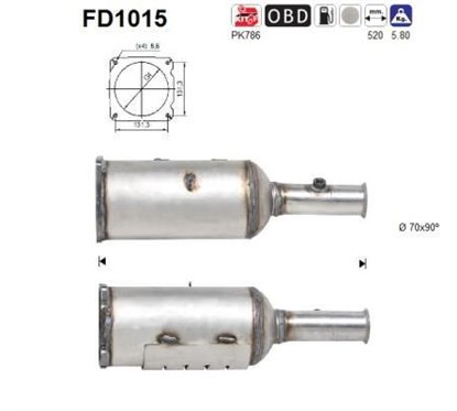 Filtru de particule - AS FD1015