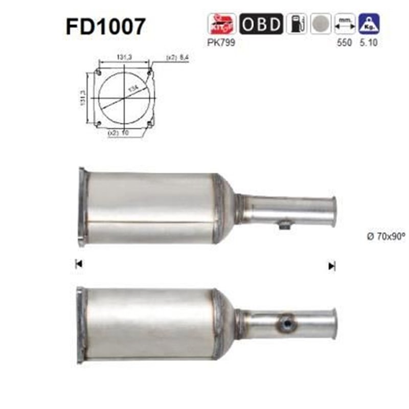 Filtru de particule - AS FD1007